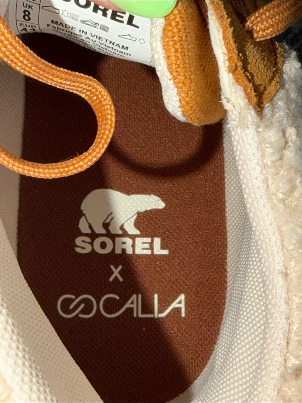 SOREL x CALIA Out N’ About™ 503 Mid Cozy - Canyon Gold, Bleached Ceramic size 10